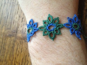 Blue and Green Bracelet